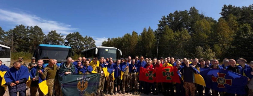 Під час обміну додому повернулися шість захисників з Харківщини