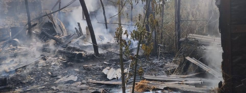 Росіяни обстріляли село біля Харкова і поранили поліцейського