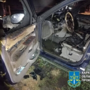 У Харкові піймали ще двох чоловіків, які підпалили автомобіль військового