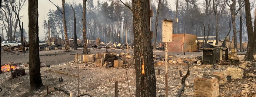 На Харківщині лісова пожежа перекинулася на село: четверо людей згоріли живцем (Фото)