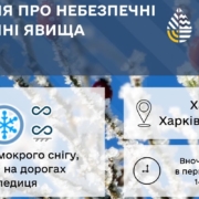 У Харкові в четвер синоптики обіцяють мокрий сніг та ожеледицю