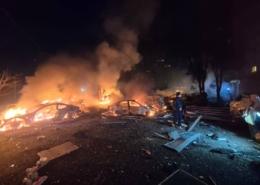 Нічний Харків атакували безпілотники (Фото)