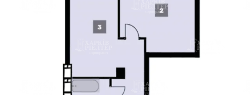 1-кімнатна квартира, П.Поле,                                                                         ЖК Bauhaus