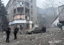 Нічний Харків атакували безпілотники (Фото)