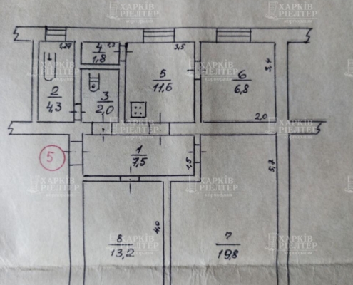 1-кімнатна гостинка, ЮВ и ЦР, ЖК Котловский